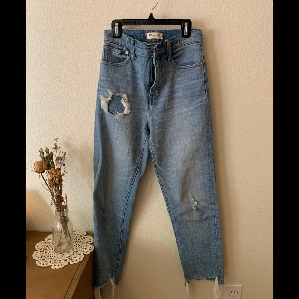 madewell straight leg jeans